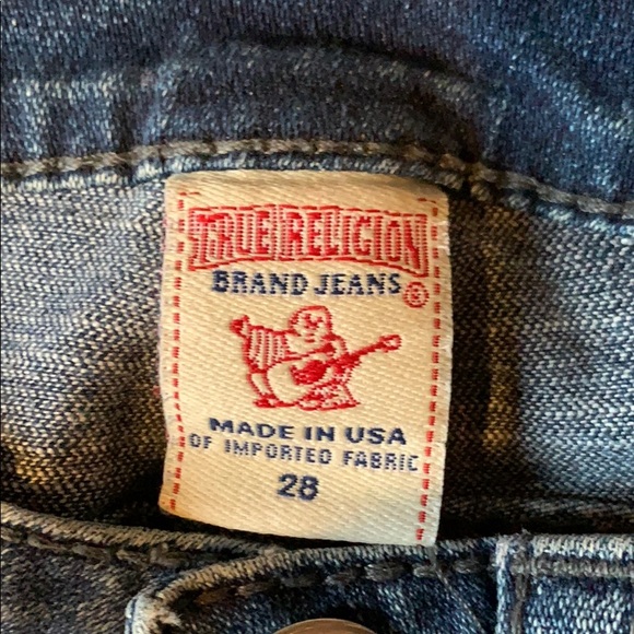 True Religion Rainbow Billy Straight Leg Jeans, 28 - Picture 3 of 5